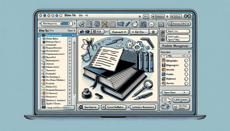 開啟、編輯及轉換 BIB 和 BIBTEX 檔案