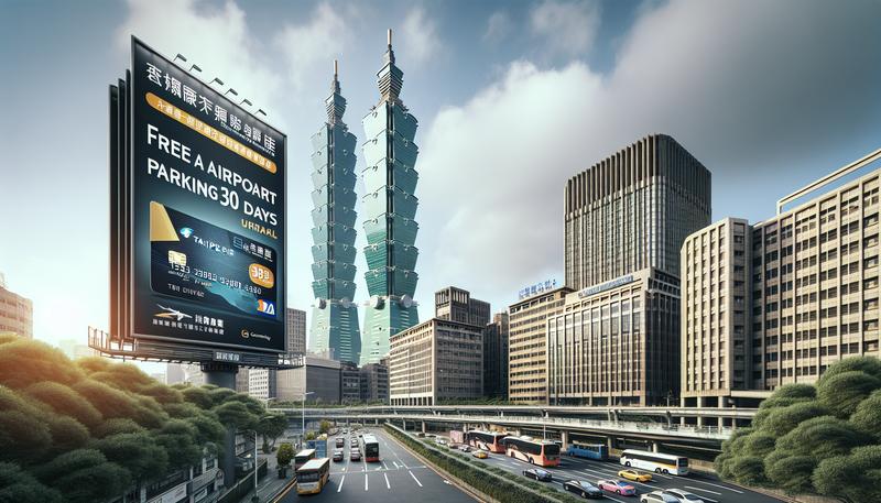 中國信託taipei 101聯名卡免費機場停車，最高30天