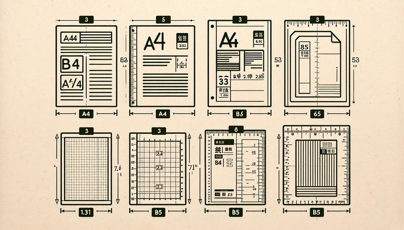 A4的一半是B5嗎？台灣常見紙張尺寸名稱資訊整理