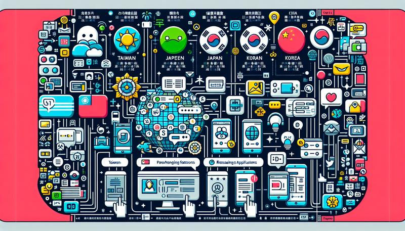 全球熱門通訊軟體有哪些？台灣、日本、韓國、大陸都用什麼通訊軟體？