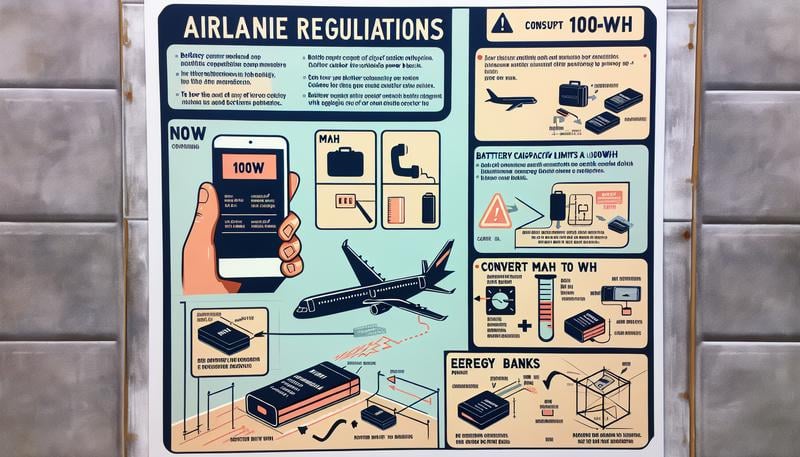 100Wh行動電源航空公司規定，mAh換算等於多少安培？