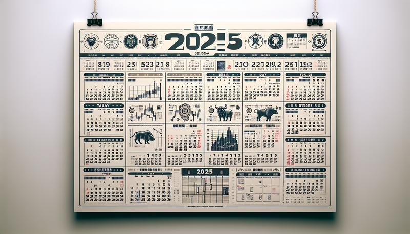 台股行事曆：2025股市休市、封關日、開紅盤日期全揭露