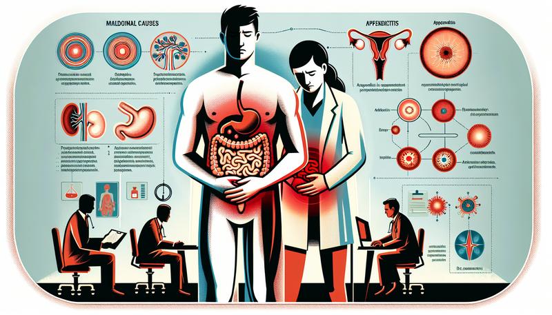 「右下腹痛」別只想到盲腸炎！男女8大常見病因與就醫時機全解析