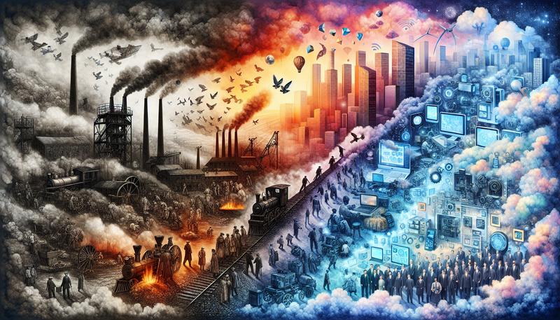 從煤炭到雲端：工業革命如何引爆現代世界，並持續改變我們的未來？